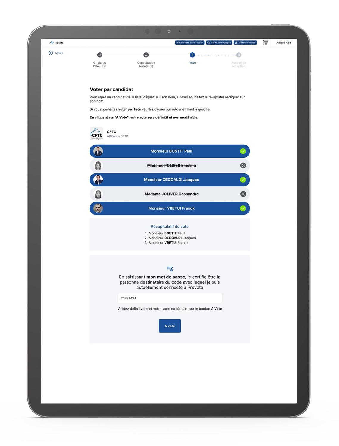 Experte du vote en ligne et électronique