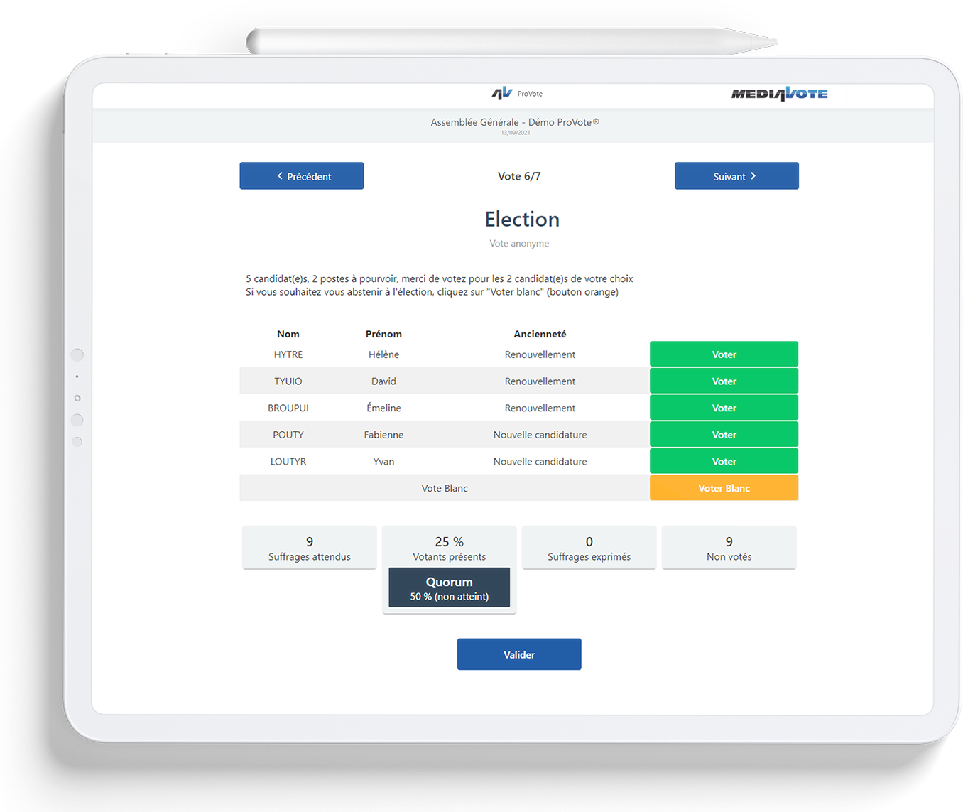 Mediavote, le choix de confiance pour le vote à bulletin secret, en ligne et en présentiel