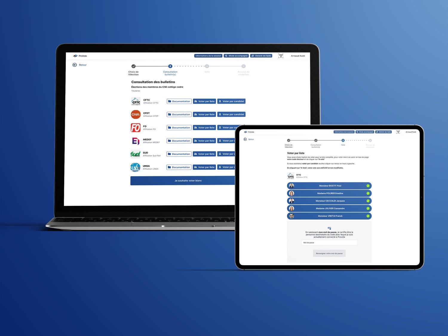 Processus du vote en ligne pour l'élection des membres du Comité Social et Économique (CSE)